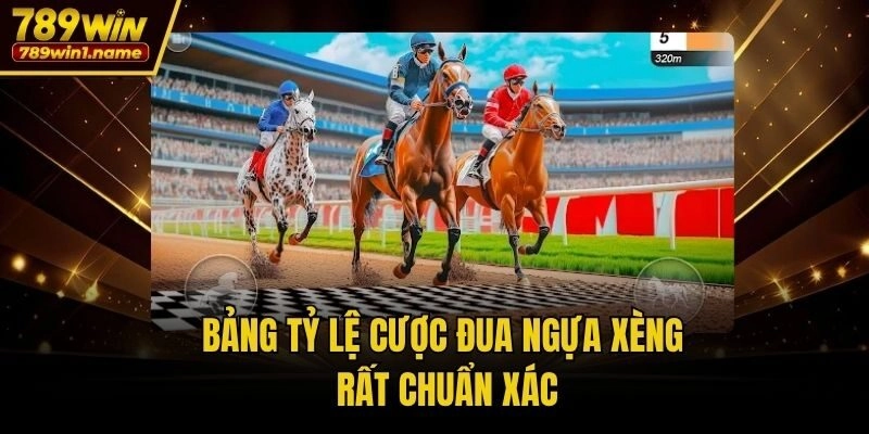 Bảng tỷ lệ cược đua ngựa xèng rất chuẩn xác